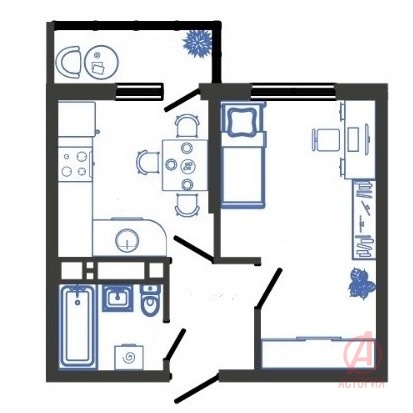 Фотография 1-к. квартира 38.80 м² #4