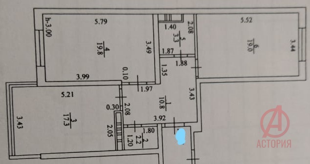 Фотография 2-комн. квартира 73.00 м² #24