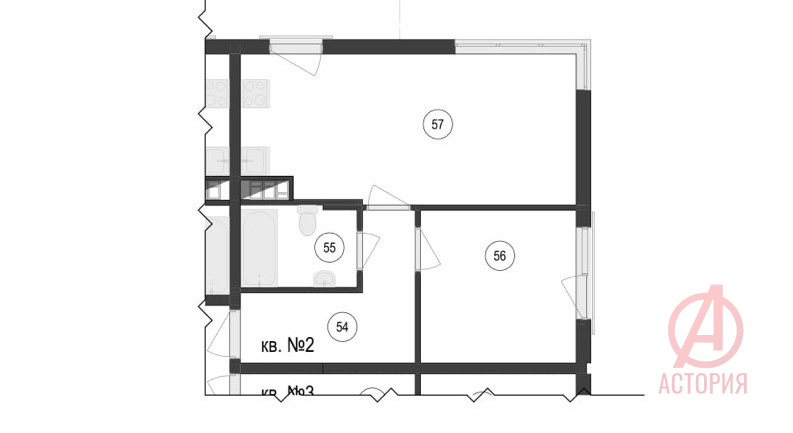 Фотография 1-комн. квартира 41.50 м² #9