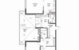 3-комн. квартира 115.93 кв.м.